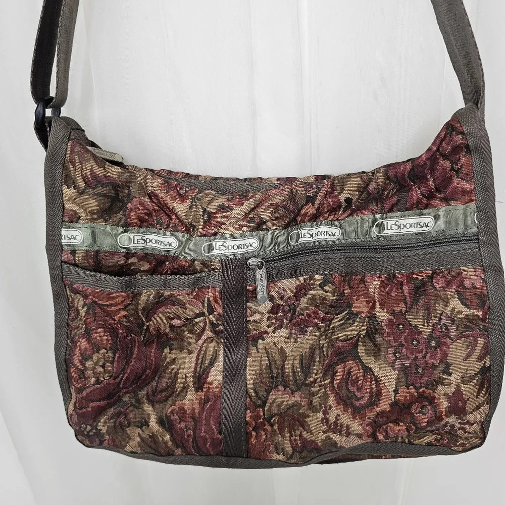 LeSportsac Deluxe Everyday Bag Floral Tapestry - Picture 3 of 7